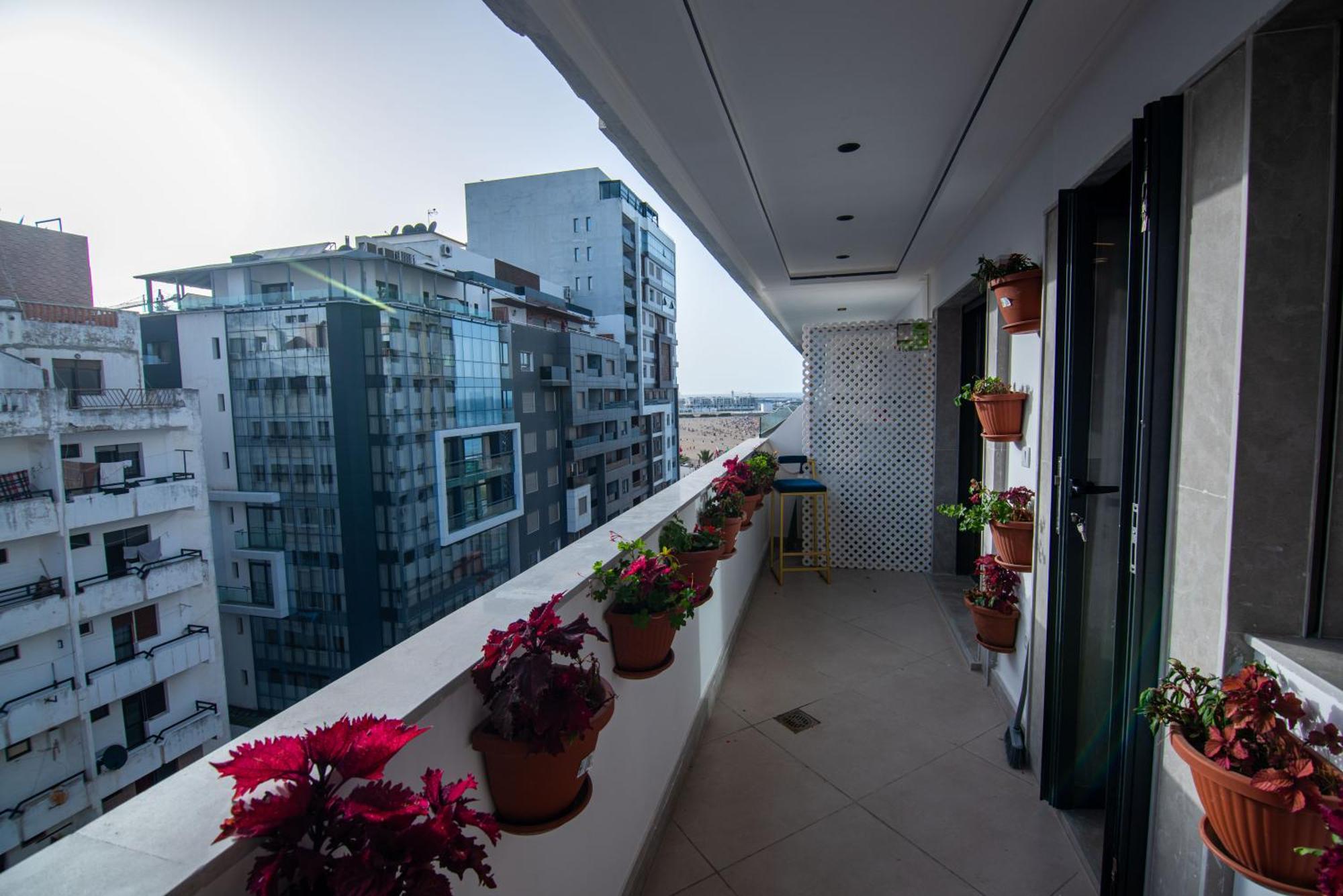 Ferienwohnung Titrite Bleu Oceane Tanger Exterior foto